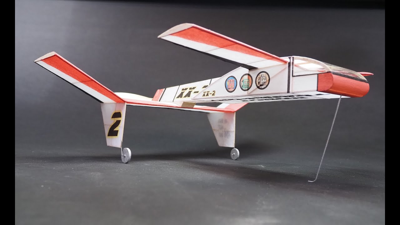 FLY INDOORS..... BACKWARDS! The Planarian Bostonian Rubber Powered Model Airplane