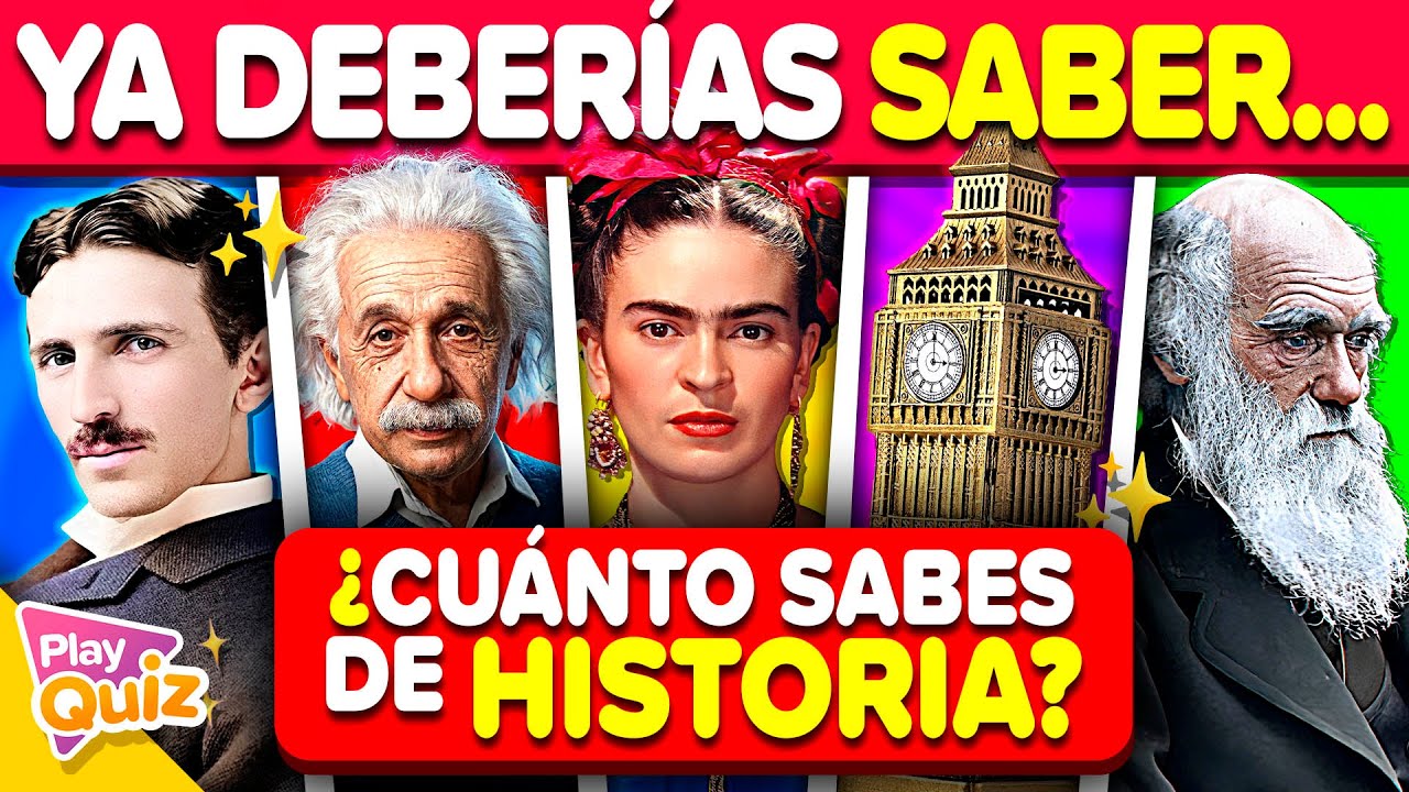 ¿Cuánto sabes de HISTORIA UNIVERSAL? 🌍📜 ¡Solo un GENIO logra 40/40! 🧠 | Play Quiz de Cultura