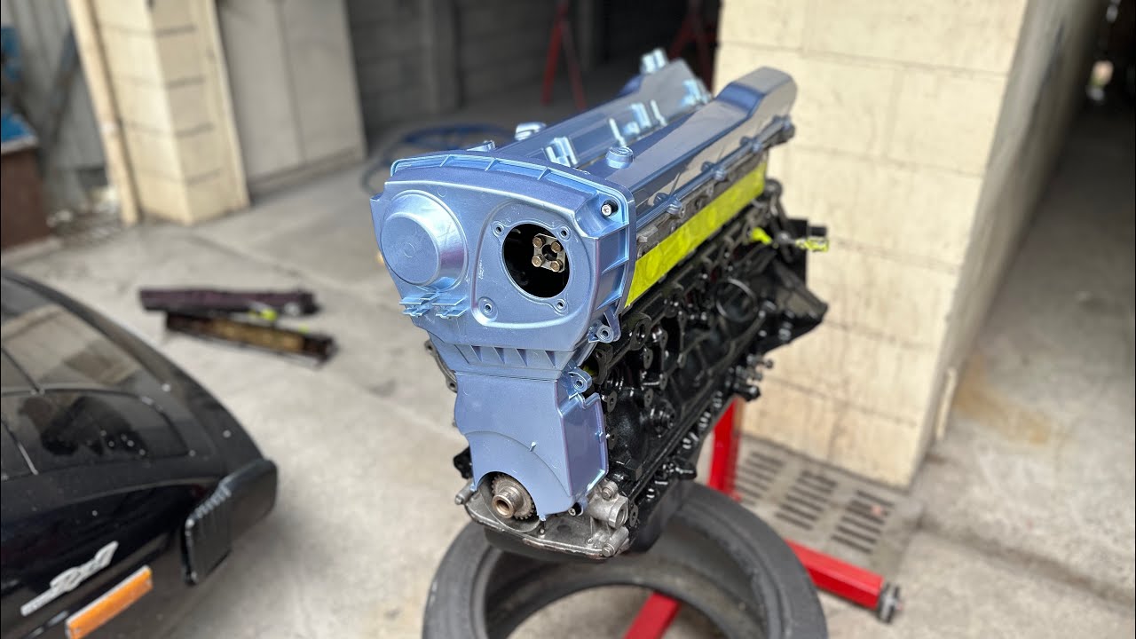 Painting Valve & Timing covers + more | R32 SKYLINE BUILD