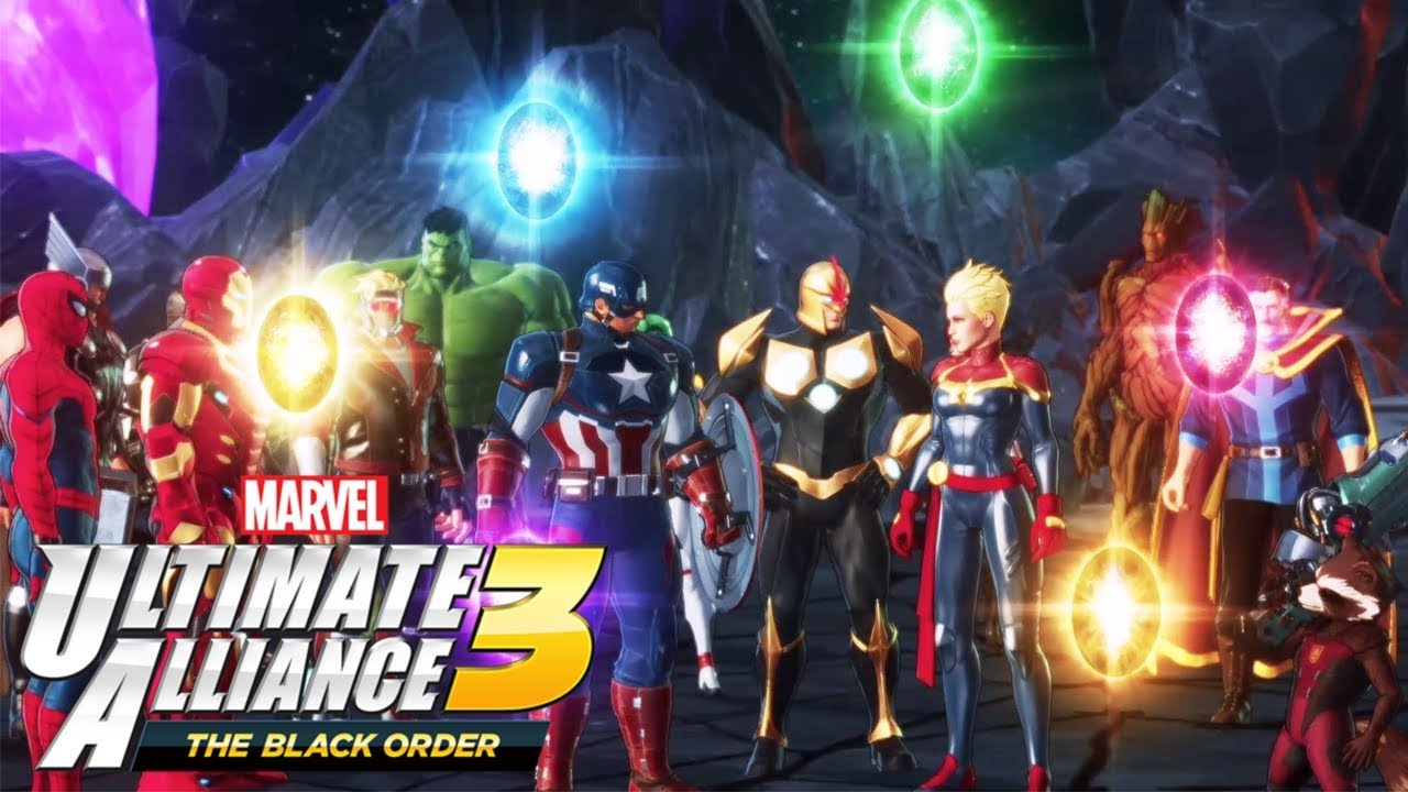 MARVEL ULTIMATE ALLIANCE 3 THE BLACK ORDER All Cutscenes Movie (Game Movie)