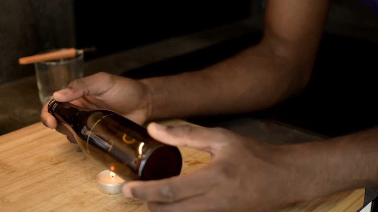 Couper une bouteille en verre