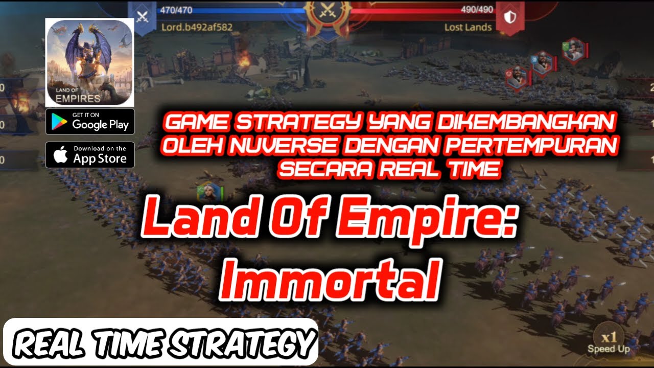 Review Gameplay Land Of Empires: Immortal Indonesia !