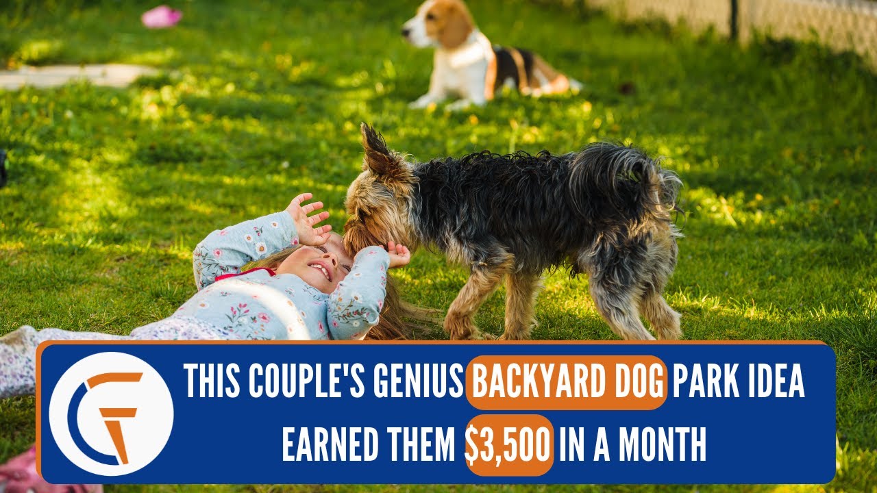 See How This Couple's Genius Backyard Dog Park Idea Earned Them $3,500 in a Month