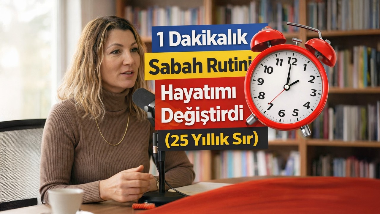 1 Dakikalık Sabah Rutini Hayatımı Değiştirdi (25 Yıllık Sır) #sabahrutini