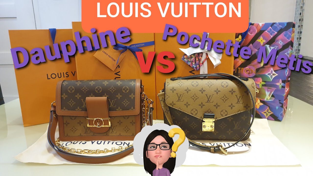 LOUIS VUITTON Pochette Metis & Dauphine MM Comparison