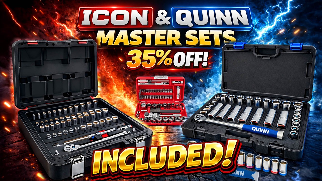 Скидка 35% на торцевые ключи ICON и Quinn в Harbor Freight &mdash; эта информация только что просочилас...