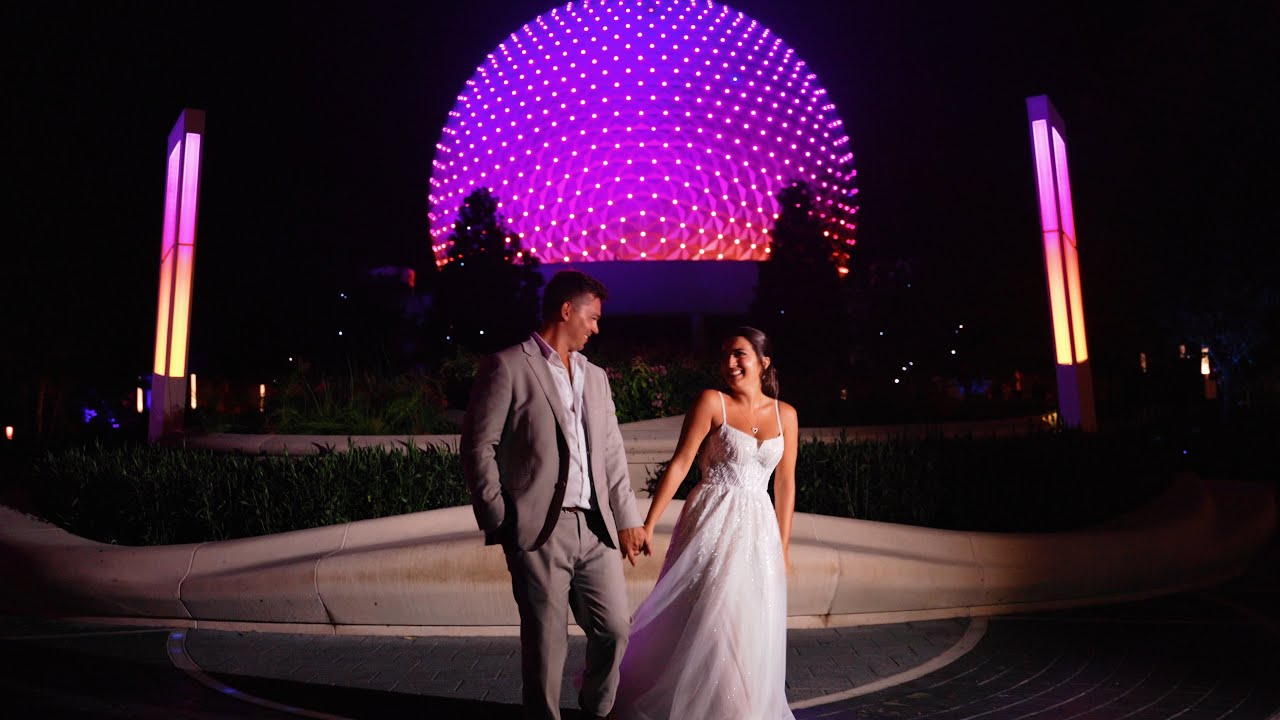 Disney Fairytale Wedding // Seabreeze Point & Epcot Film // Marlo + Collin
