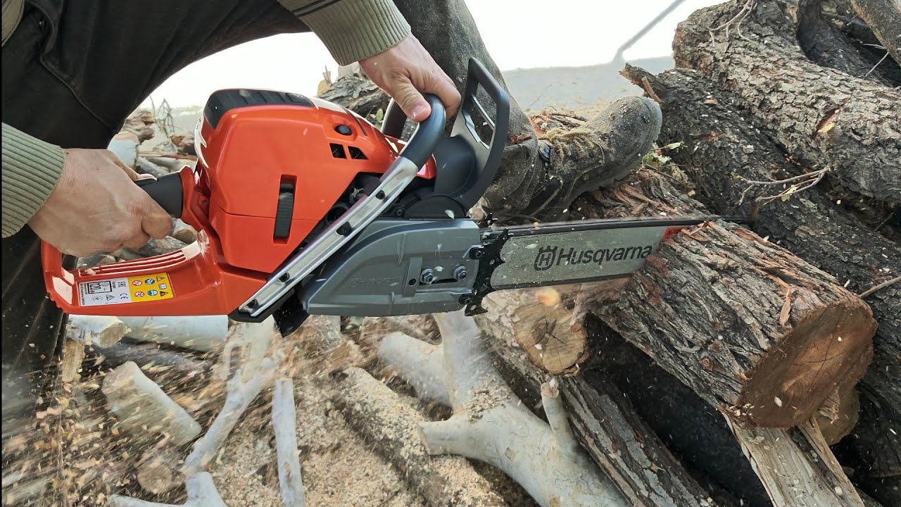 HUSQVARNA 572 XP | İlk Kesim | Sobalık Odun Kesimi