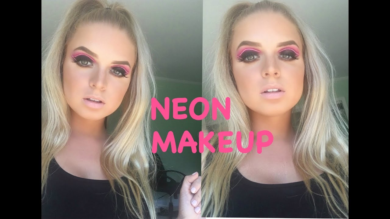 Trending Neon Eyeshadow Makeup Tutorial