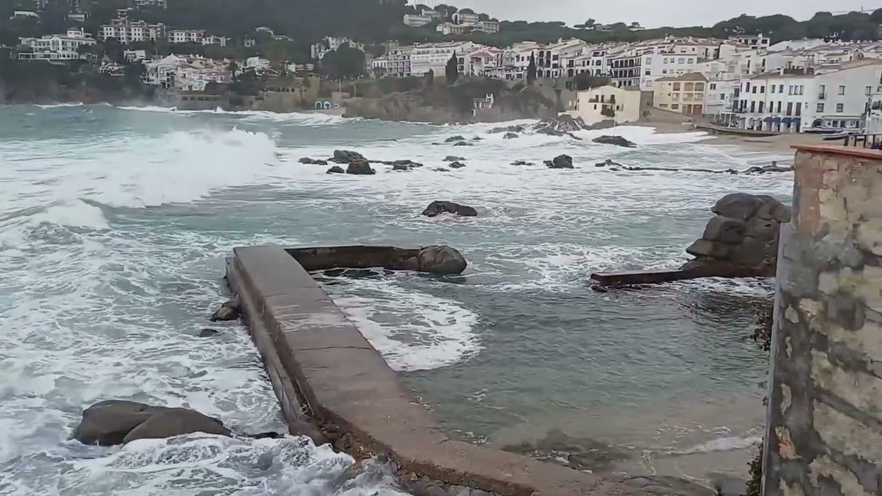 260119. Llevantada a Calella