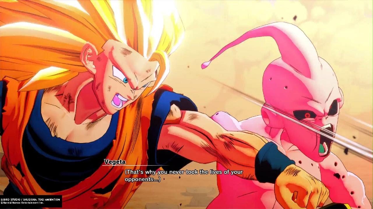 End Of Z! Part 1 SS3 Goku Vs Kid Buu DBZ Kakarot