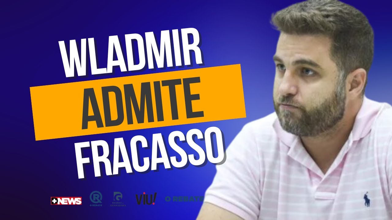 ÁUDIOS REVELAM PREFEITO WLADIMIR GAROTINHO ADMITINDO FRACASSOS EM CAMPOS (RJ)
