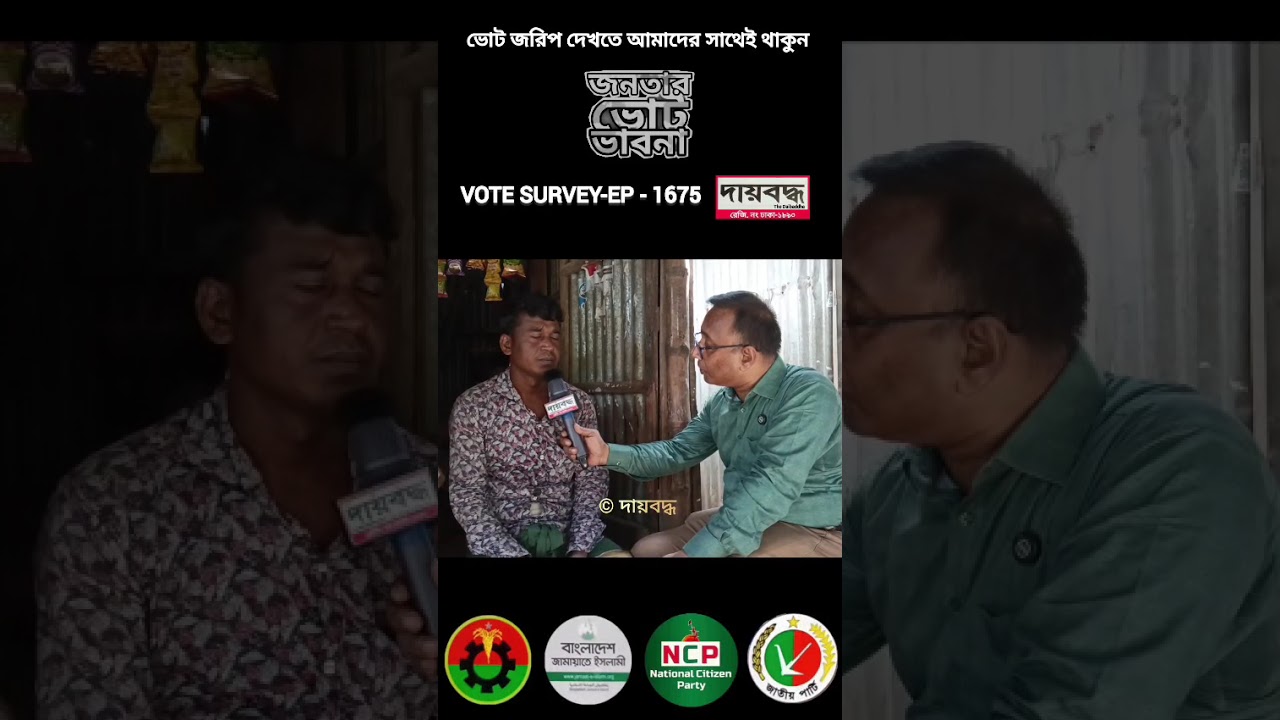 ভোট নিয়ে মানুষের ভাবনা #daibaddha #anwarbabu #দায়বদ্ধ #shorts #bangladesh_first #ytshorts #short