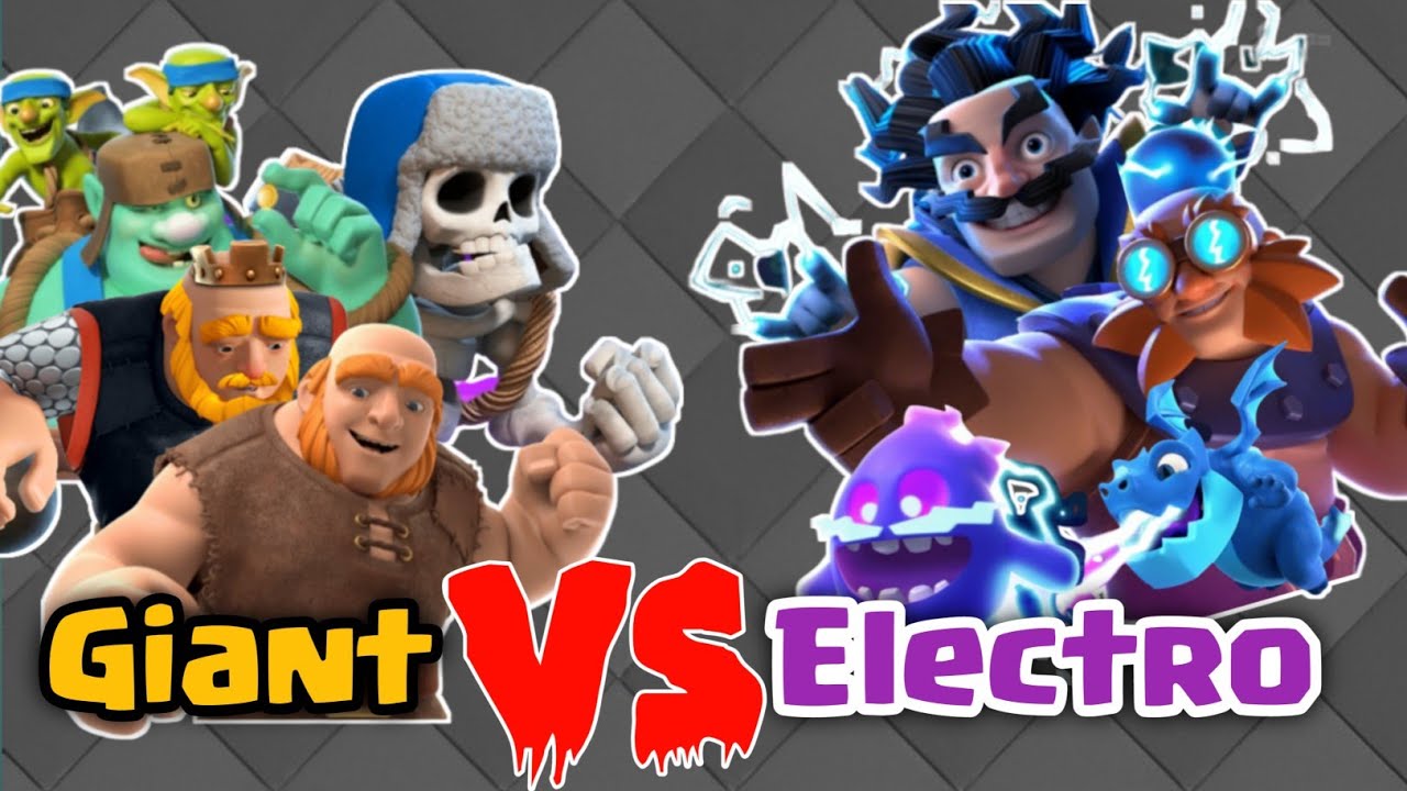 Giant Vs Electro |4vs4|Clash Royale Olympics |Who will win?