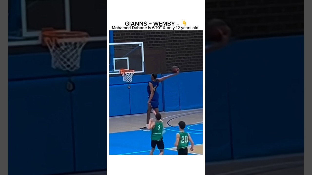 6&rsquo;10 12 year old is Wemby + Giannis put together 🤯🤯 Mohamed Dabone #teamflightbrothers