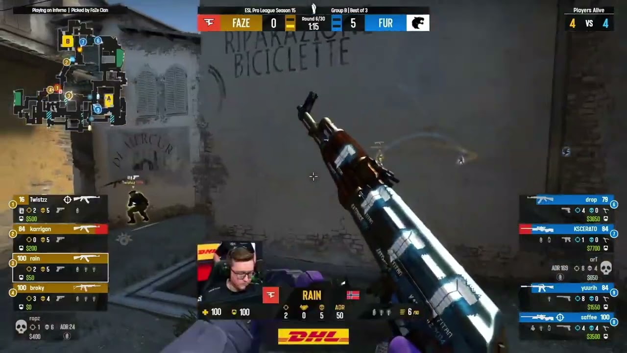 Furia Triple Awp against Faze (Inferno)
