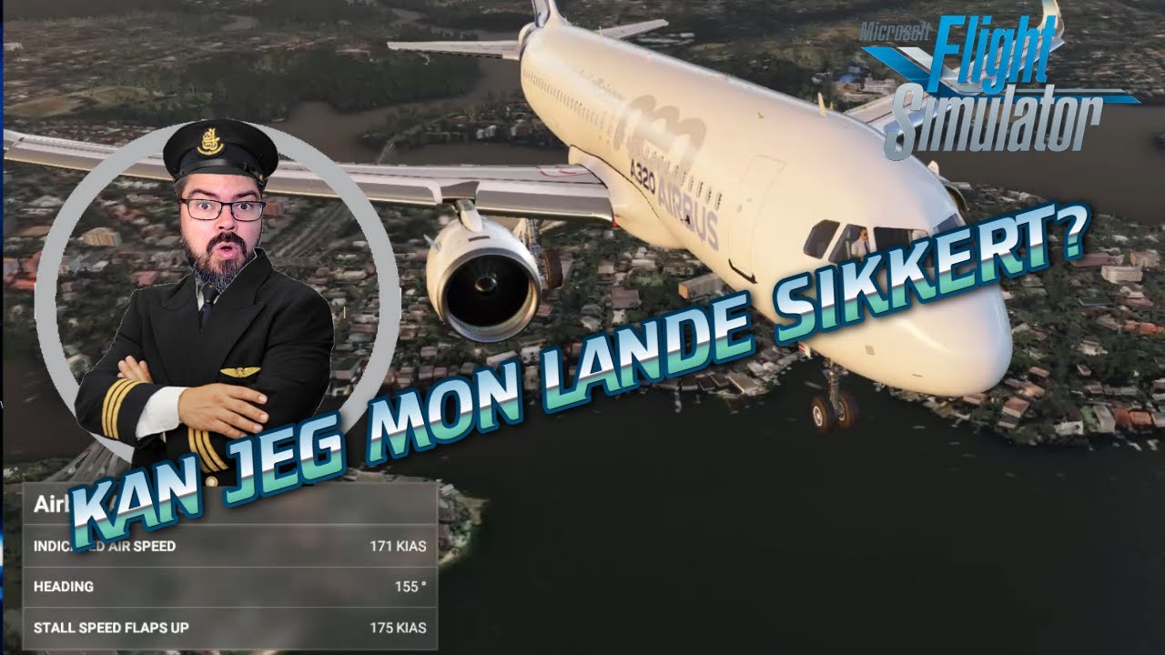 #tsn1400 #tsn1400FS2020 Kan jeg mon lande SIKKERT? Flight Simulator 2020 PC Dansk