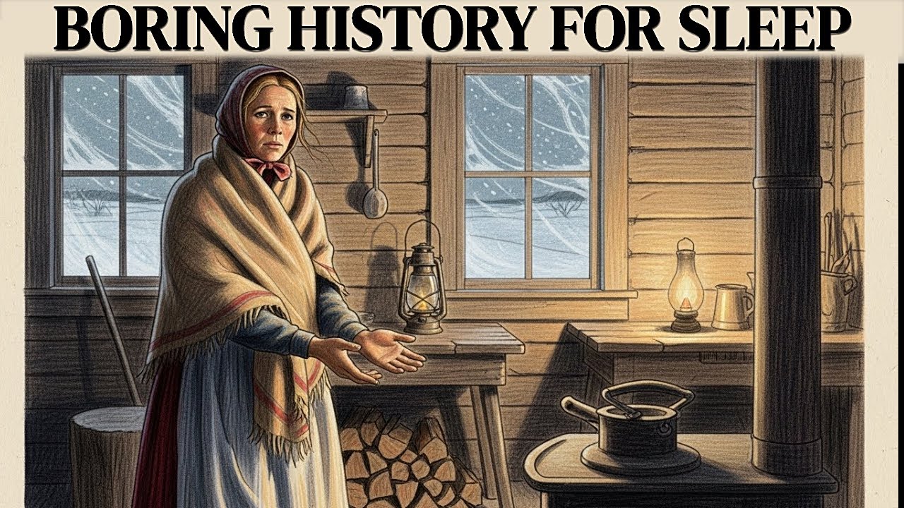How Frontier Women Survived Winter Alone on the Homestead | Boring History for Sleep
