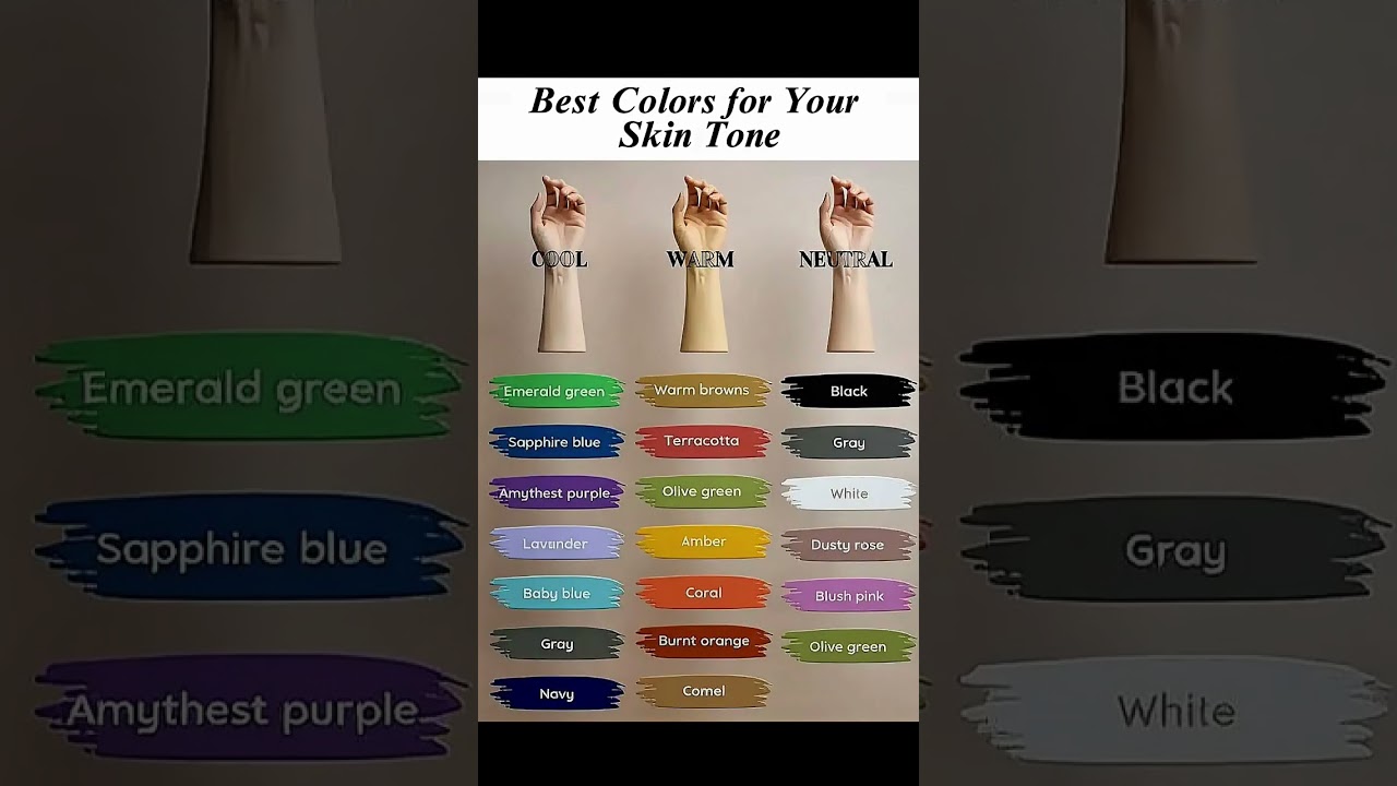 Best Colors for Your Skin Tone | Look Instantly More Attractive #BestColorForSkinTone #ColorAnalysis