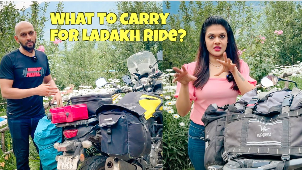 What luggage and items are we carrying for Ladakh ride?MumbaitoLadakh2022 | EP04