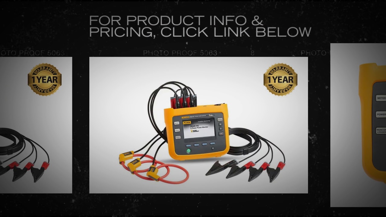 Fluke 3540 FC Three-Phase Power & Condition Monitor