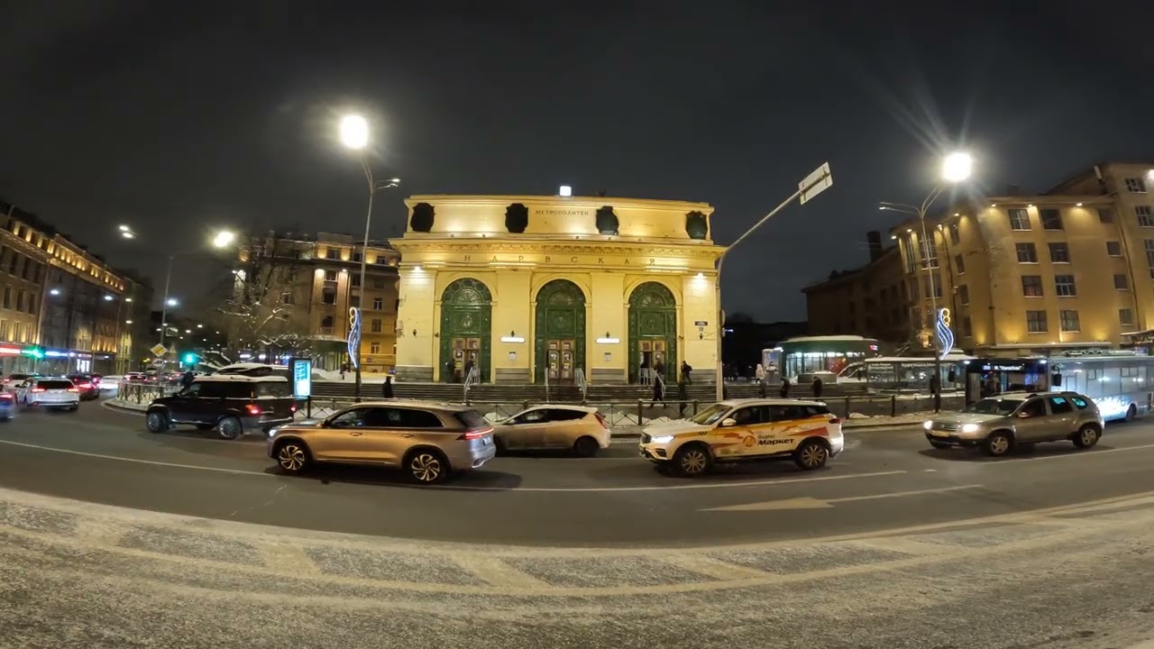 Нарвские Ворота зима