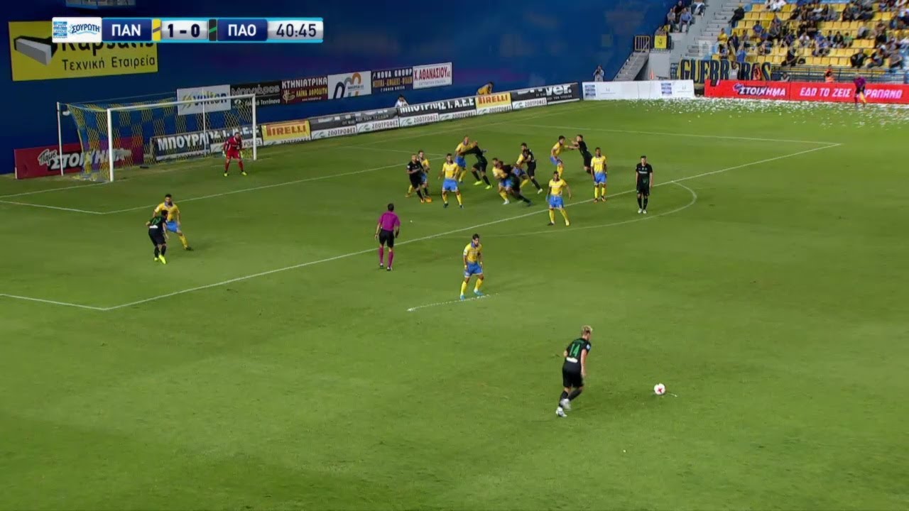 Παναιτωλικός - Παναθηναϊκός(2-0), 23/09/2017