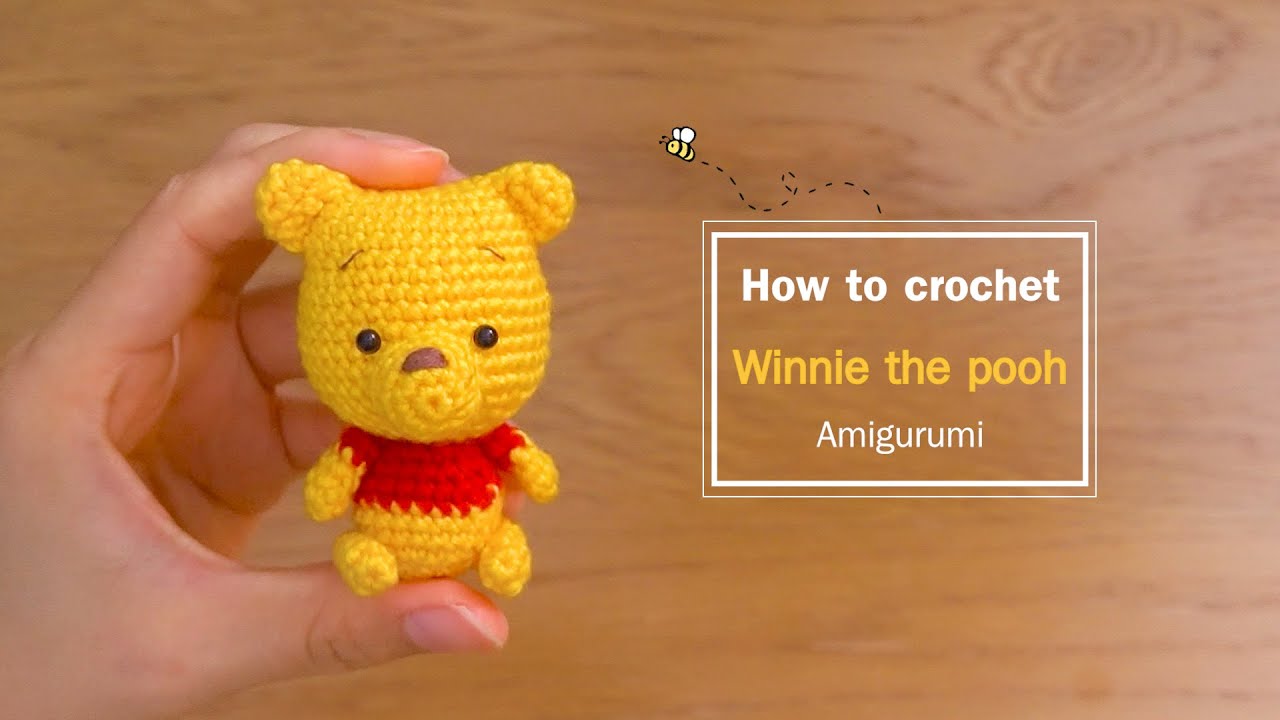 How to crochet | Winnie the pooh Amigurumi  | 小熊維尼的钩针教学