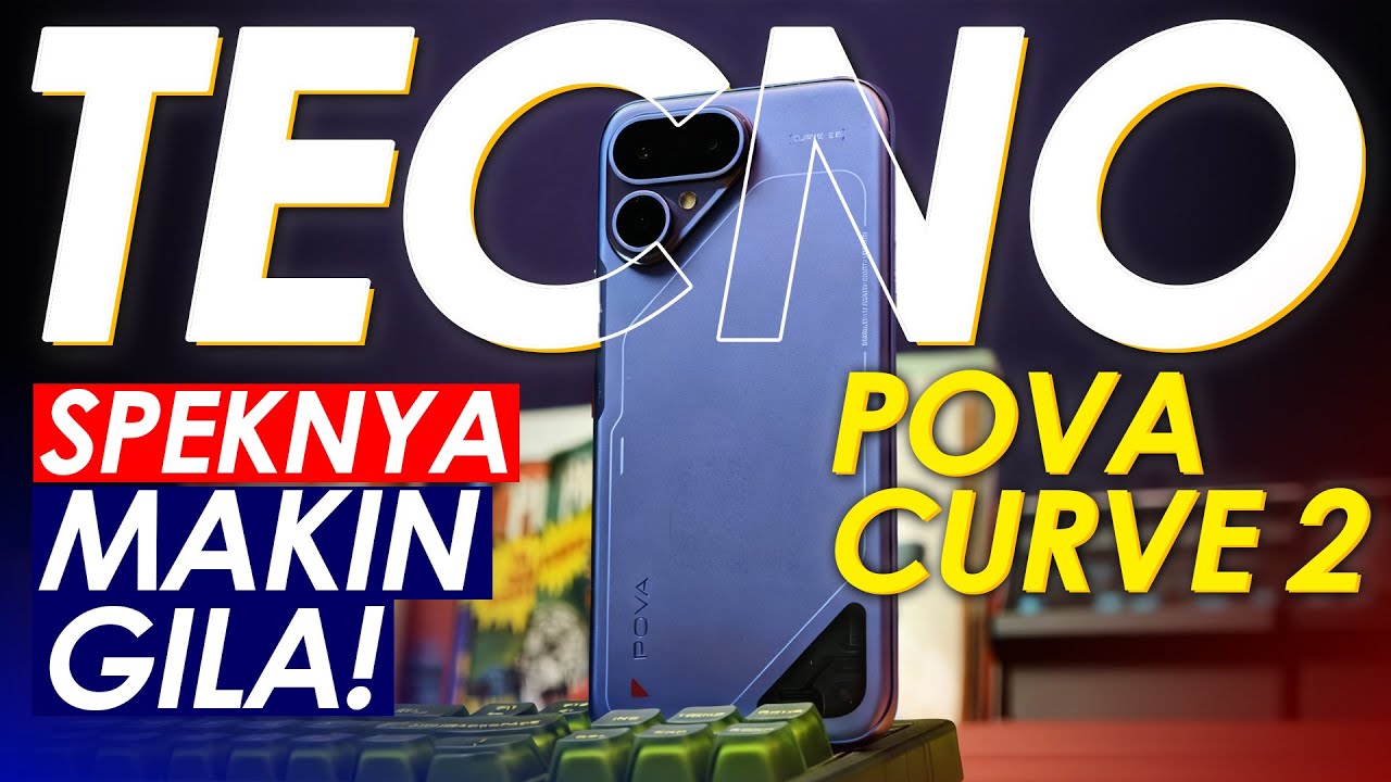 TECNO POVA CURVE 2: Layar Lengkung Termurah Kembali Lagi! Speknya Makin Gila!