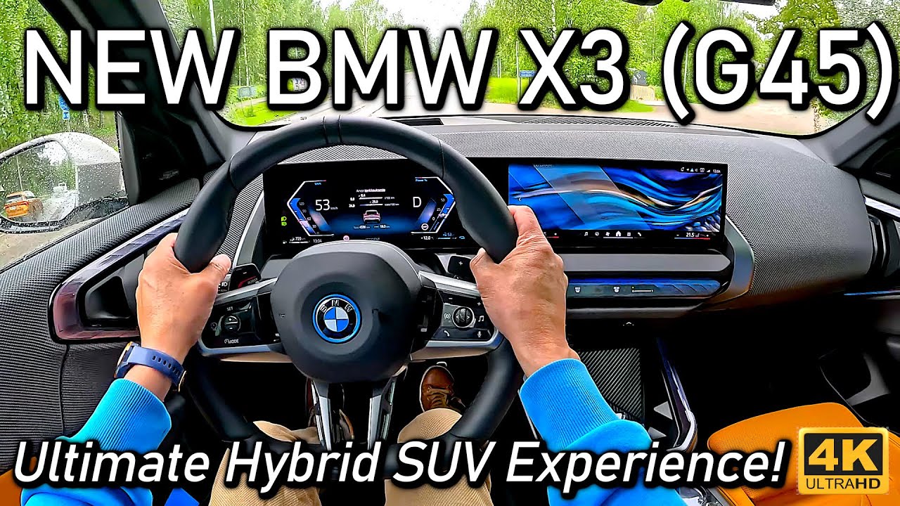 NEW BMW X3 30e xDrive (G45) | 2025 POV Drive Review – Ultimate Hybrid SUV Experience!