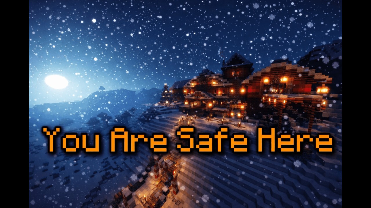 You Are Safe Here ❄️ Cozy Winter Cabin Ambience (Festive Map) | 1.5 Hours