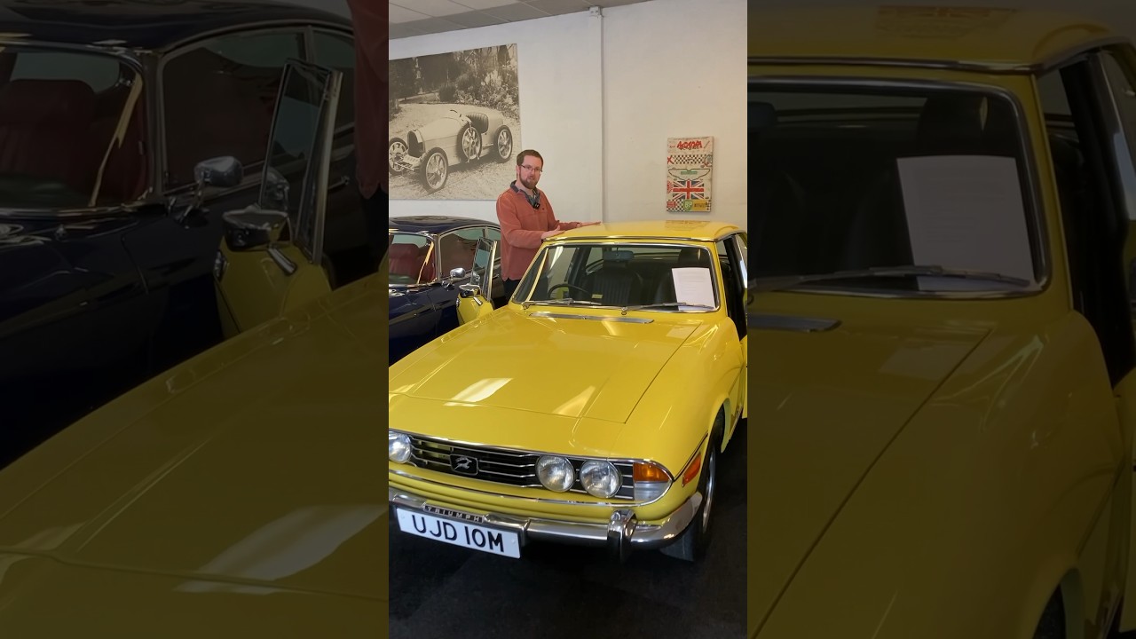 Luxury Hardtop On Triumph Stag! #classiccars #triumph #v8 #luxury #british #shorts
