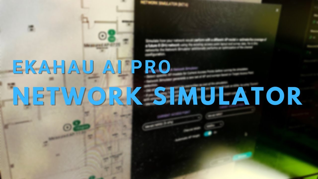 Network Simulator from Ekahau AI Pro