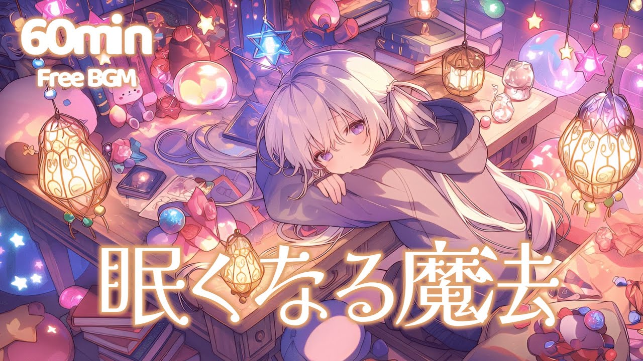 【フリーBGM】眠くなる魔法【チル/かわいい/pop/ピコピコ/作業用/勉強用/配信用】1時間耐久