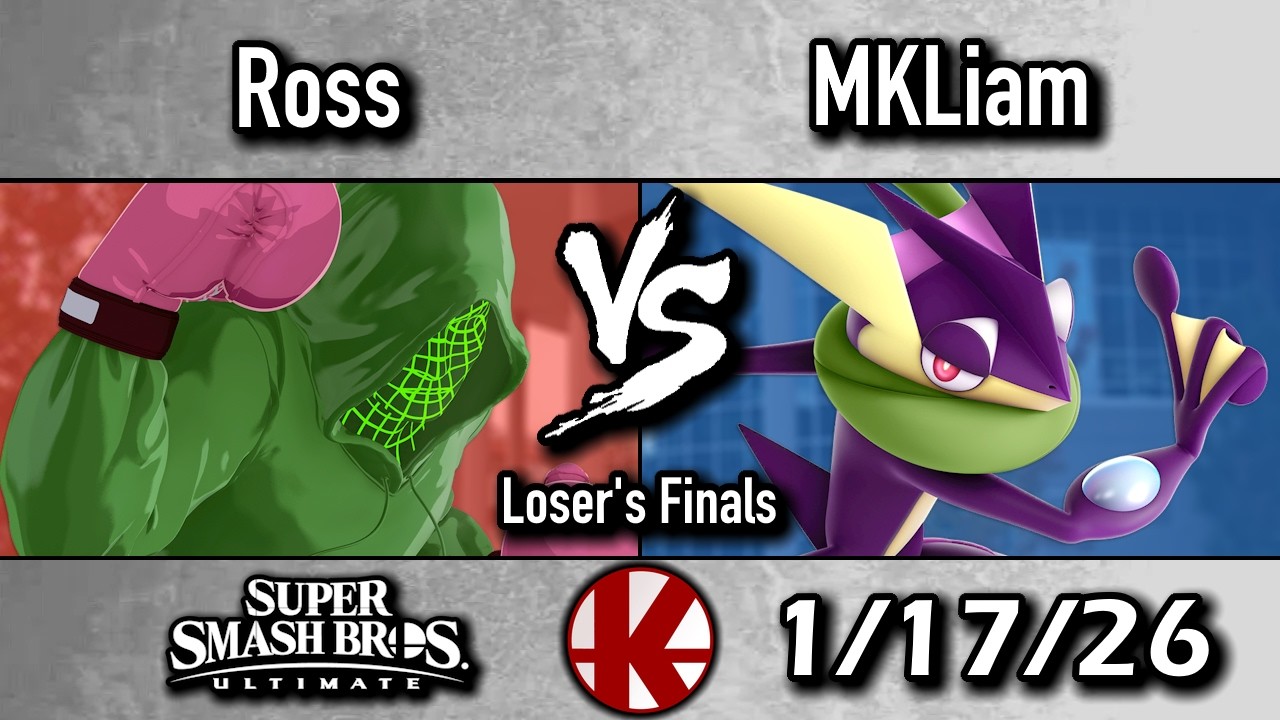 Ult - Ross (Various) vs. MKLiam (Greninja) - Loser's Finals