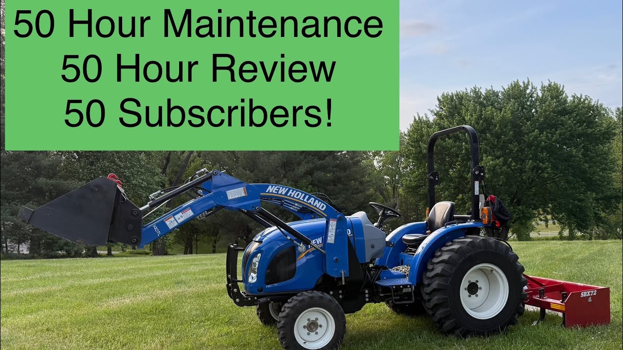 50 Hour Maintenance and 50 Hour Review of my New Holland Workmaster 40 #0027