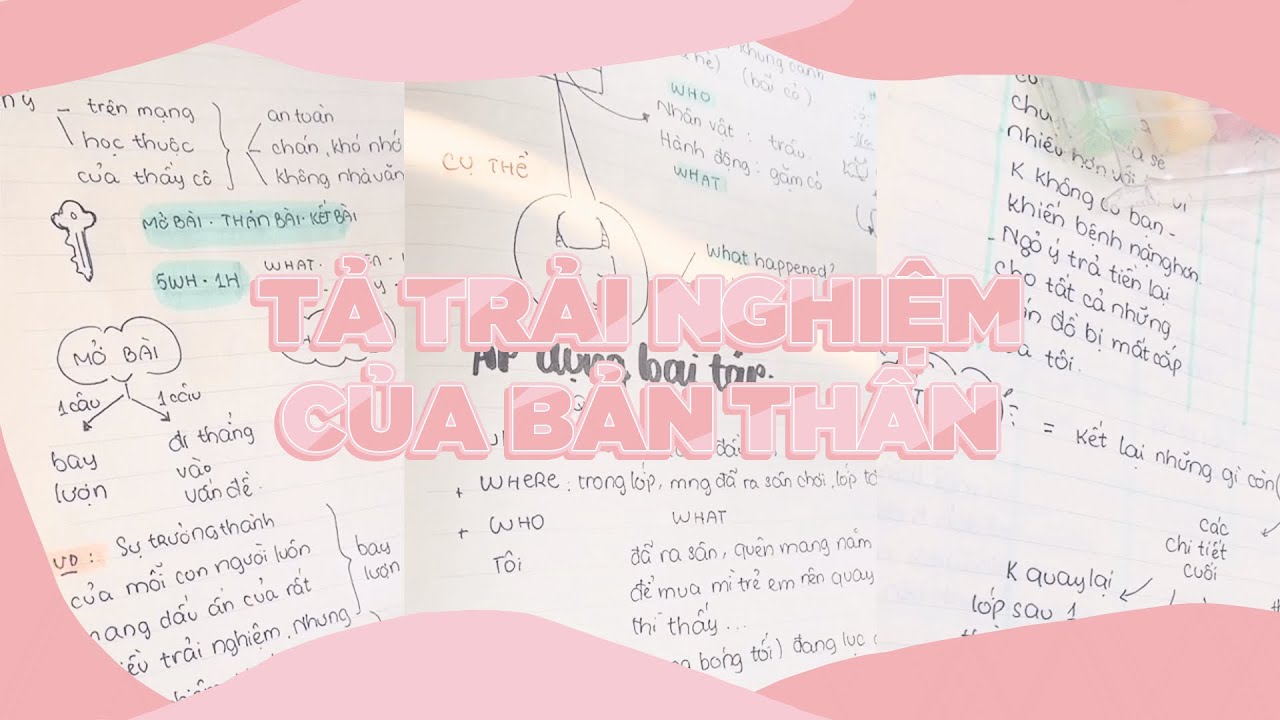 Tả trải nghiệm của bản thân | Văn 6 // Roomie Study