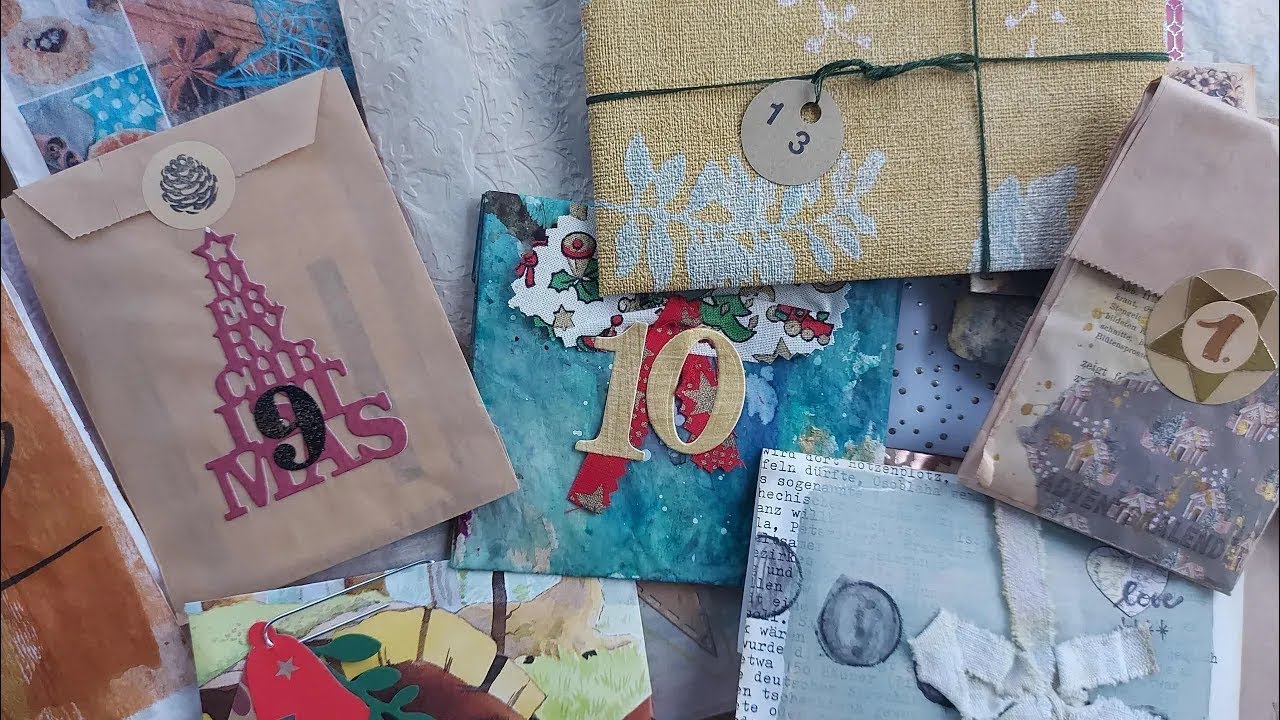 Junk Journal #jjj_adventskalender 15 bis 17