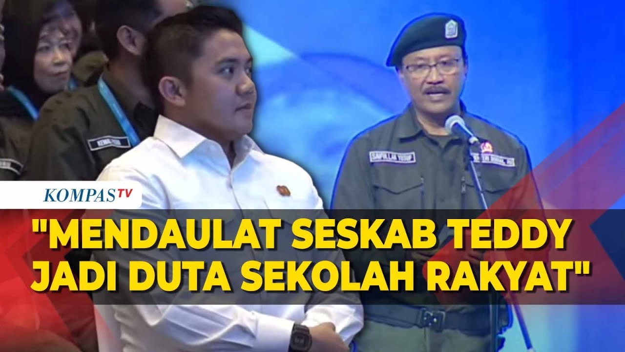 Mensos: Seskab Teddy Didaulat Guru dan Kepsek Jadi Duta Sekolah Rakyat