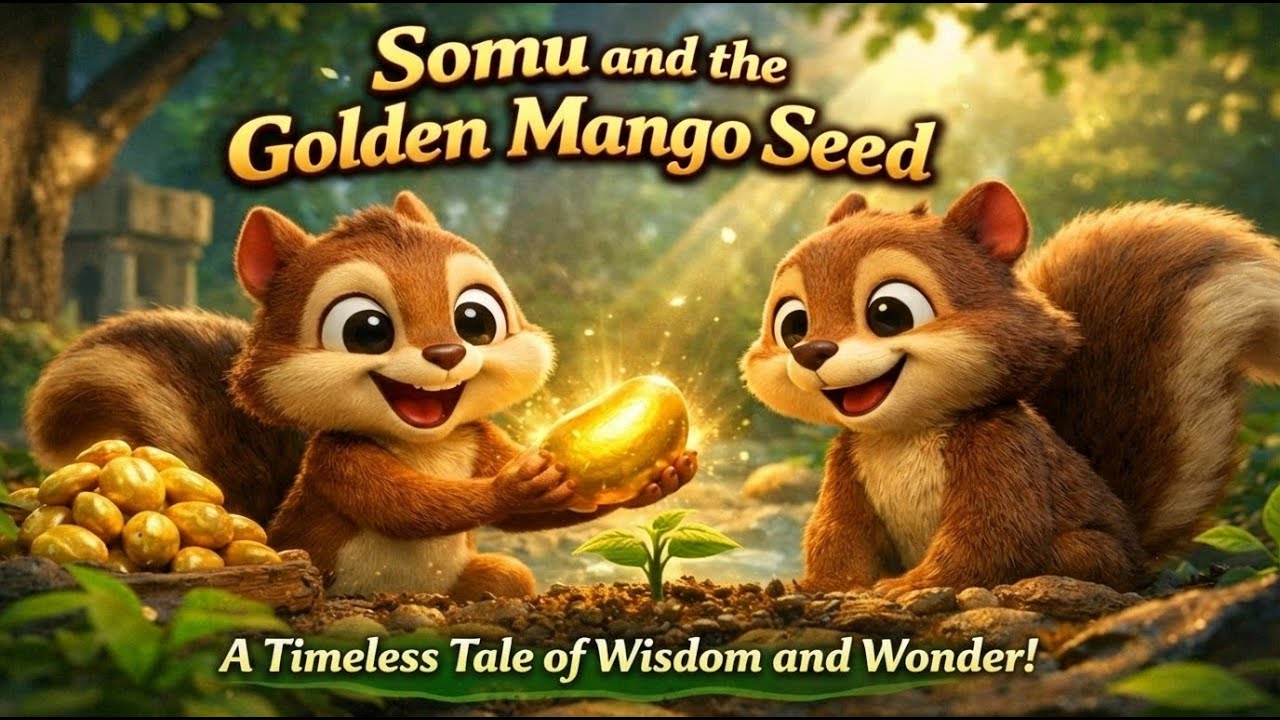 Somu and the Golden Mango Seed | A Beautiful Moral Story
