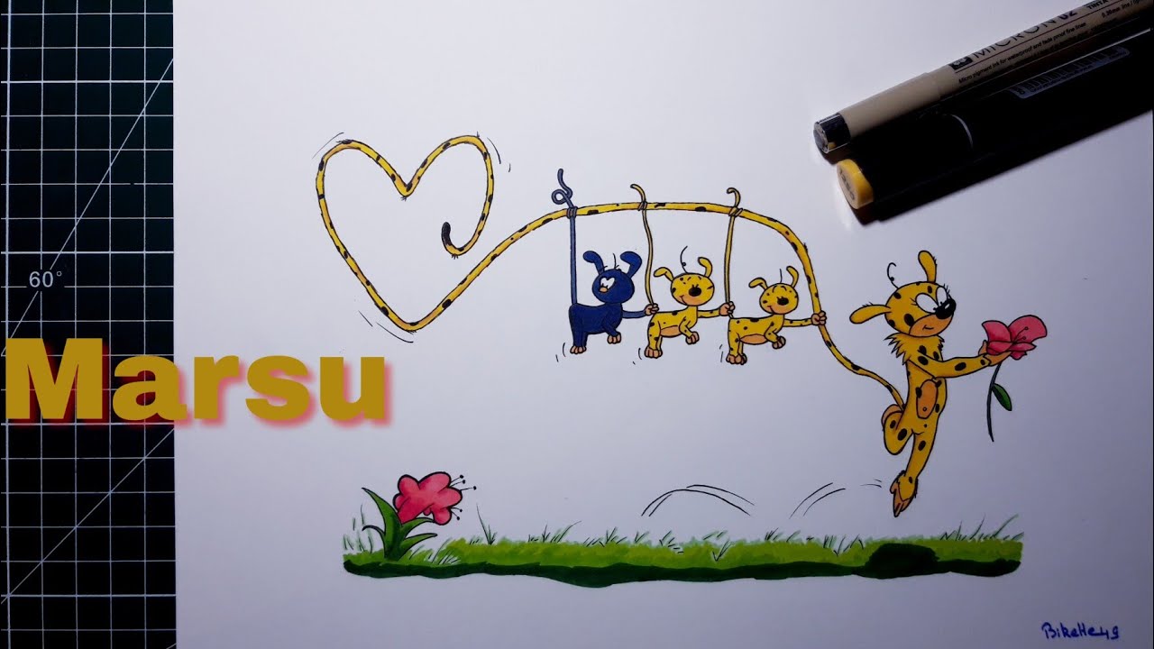 Comment dessiner les Marsupilami (Dessin reste de la famille^^)