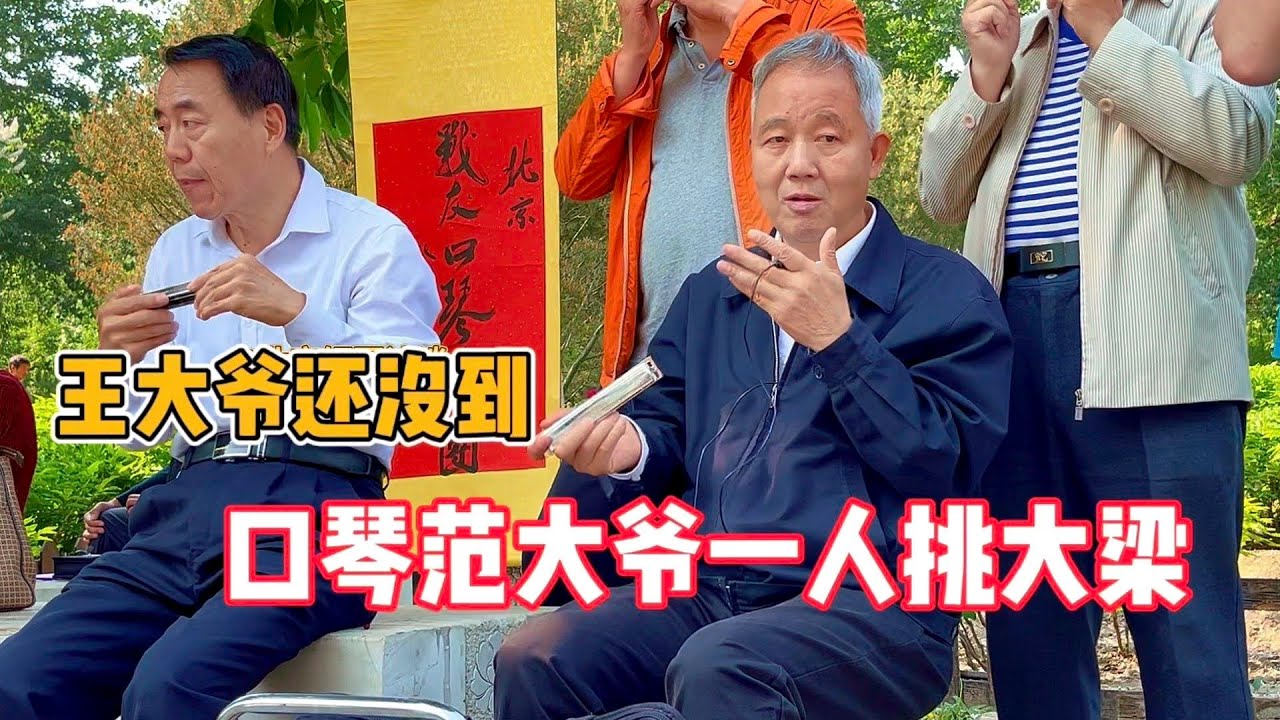 口琴范大爷领衔演奏一首中国人民解放军进行曲！激情四射