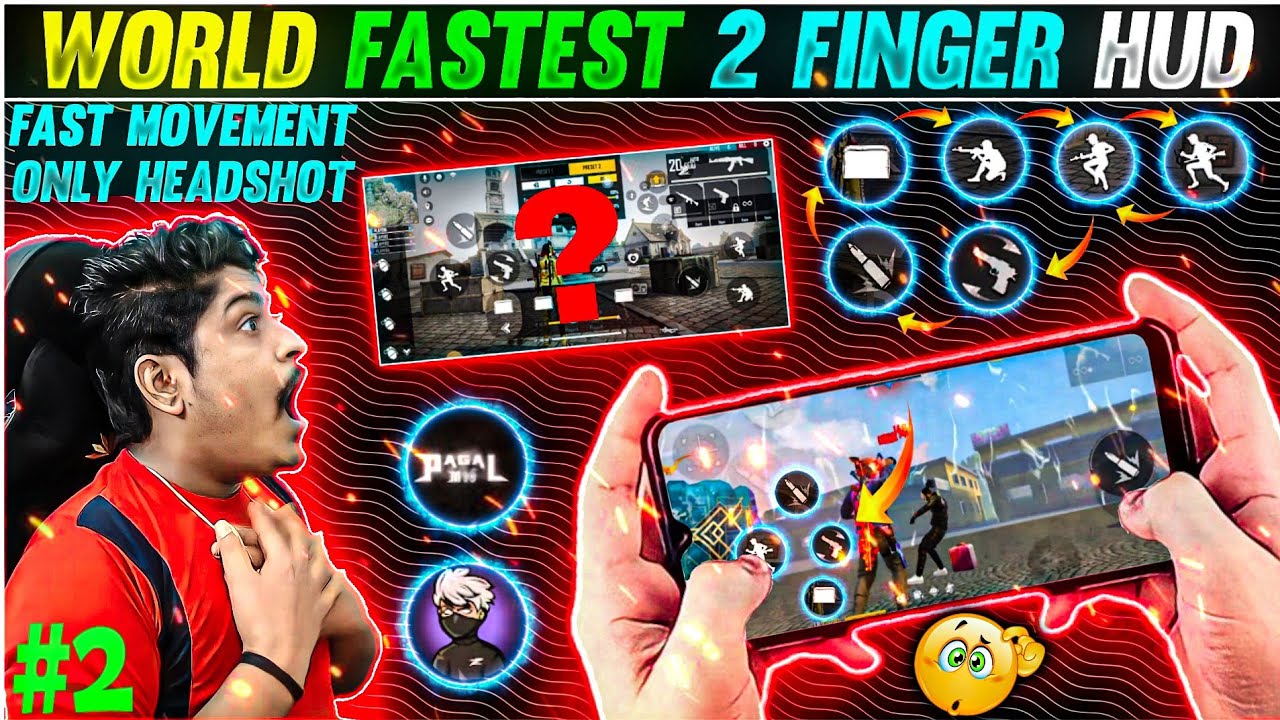 Fastest 2 Finger Custom Hud Free Fire | 2 Finger Custom Hud Free Fire |2 Finger Hud Ff |2 Finger Hud