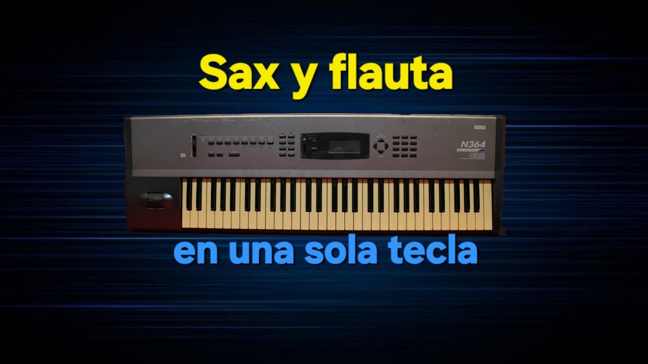 Sax y flauta en una tecla