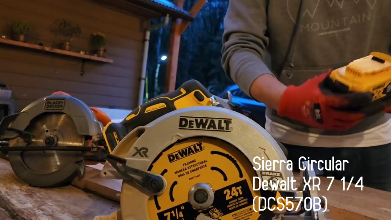 Comparativa Sierra Einhell TE-CS 18/190 Li BL vs Dewalt XR 7 1/4 (DCS570B)