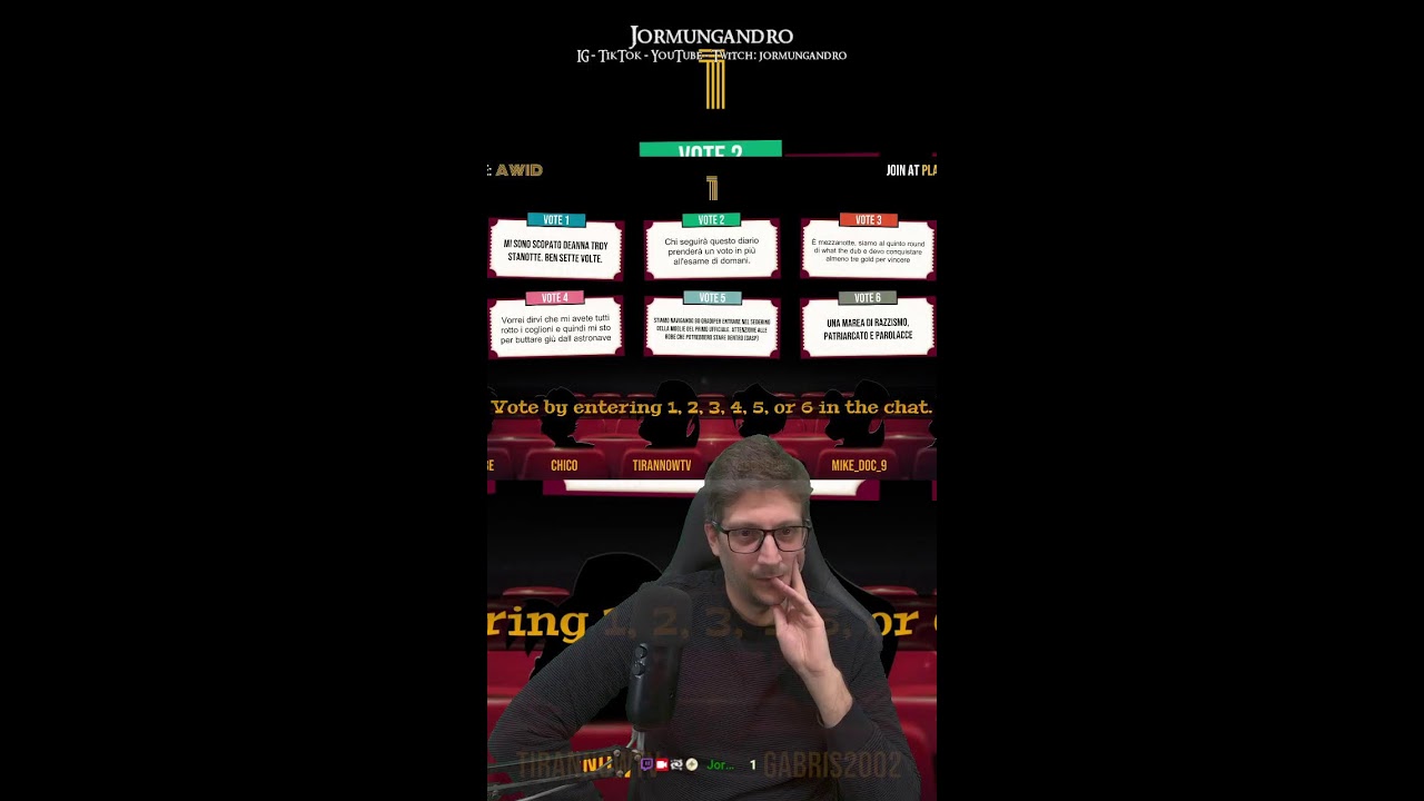 La serata giochi non molla un colpo, sempre qui per voi!