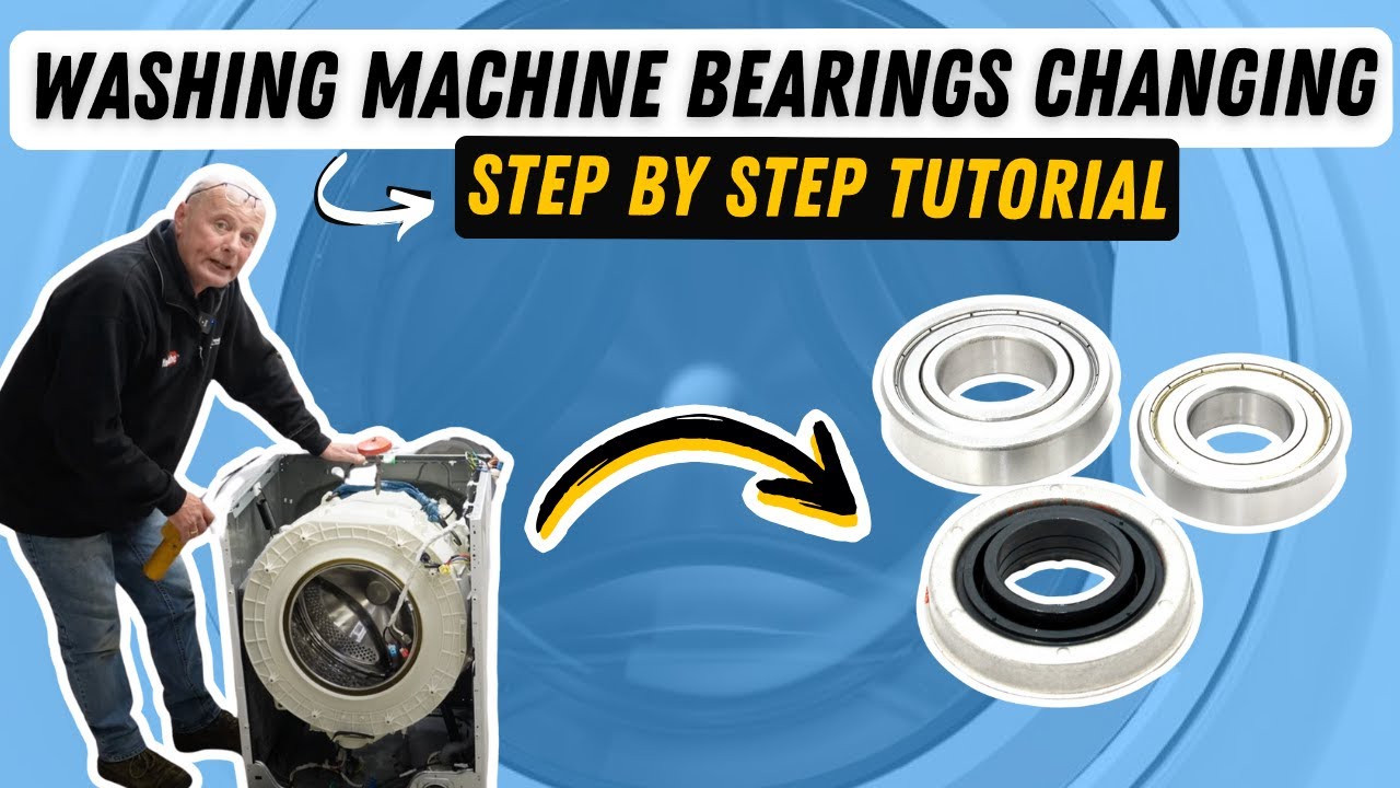 How to replace washing machine bearings on Bosch, Neff, Siemens and some Balay.
