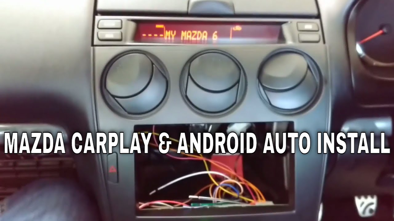 Pioneer MVH-Z5050BT и Mazda 6 MPS (MazdaSpeed ​​6) стереоинсталляция, часть 2/3 - вставляем
