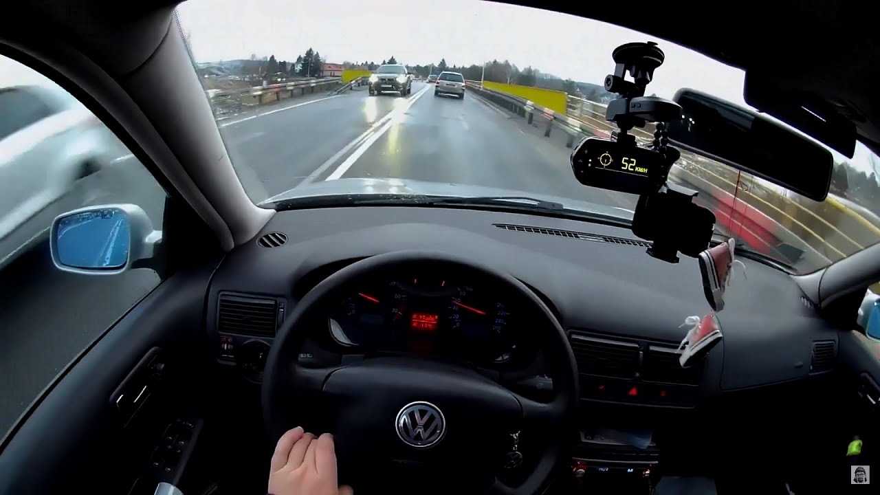 2000 VW Golf IV 1.6 16V 105HP - jazda pozamiejska - POV driving - część 1