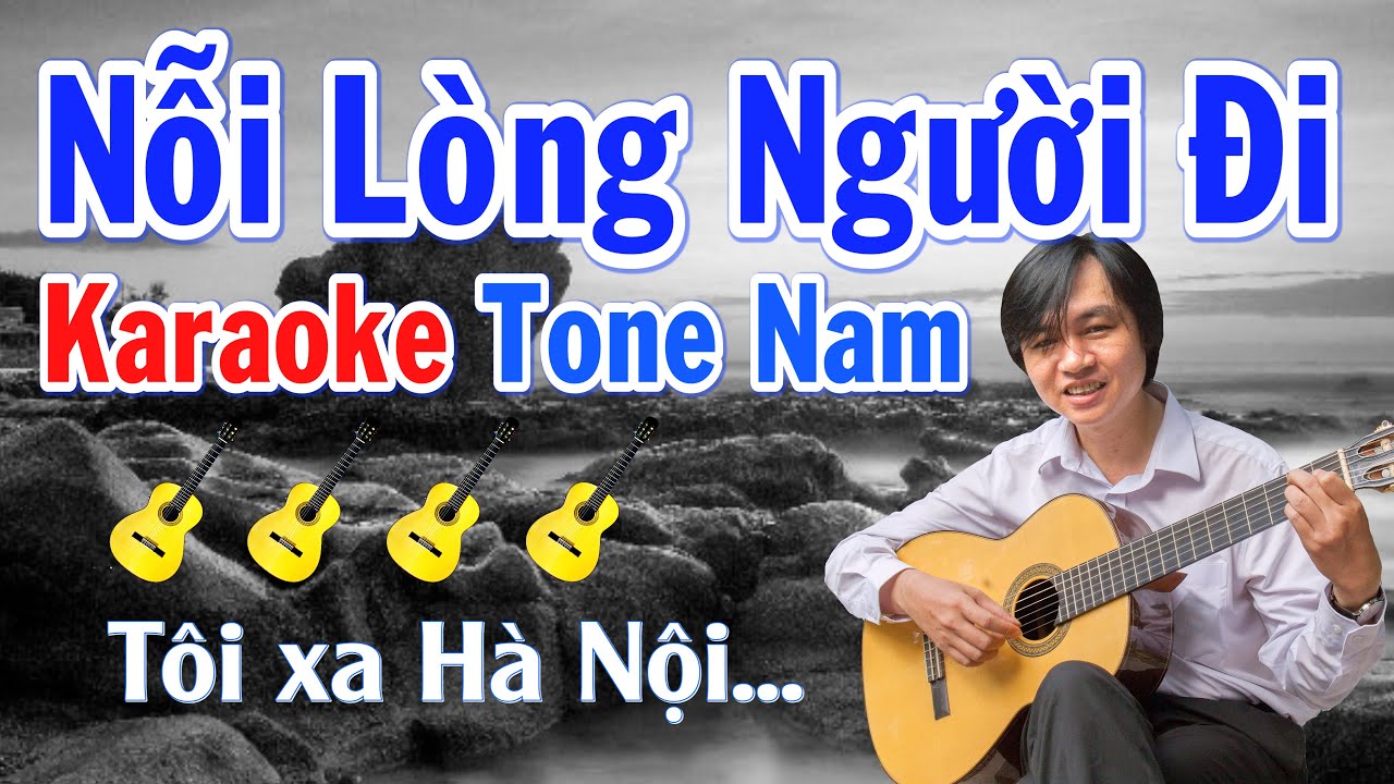 Karaoke Guitar - Nỗi Lòng Người Đi - Beat Hay - NBC
